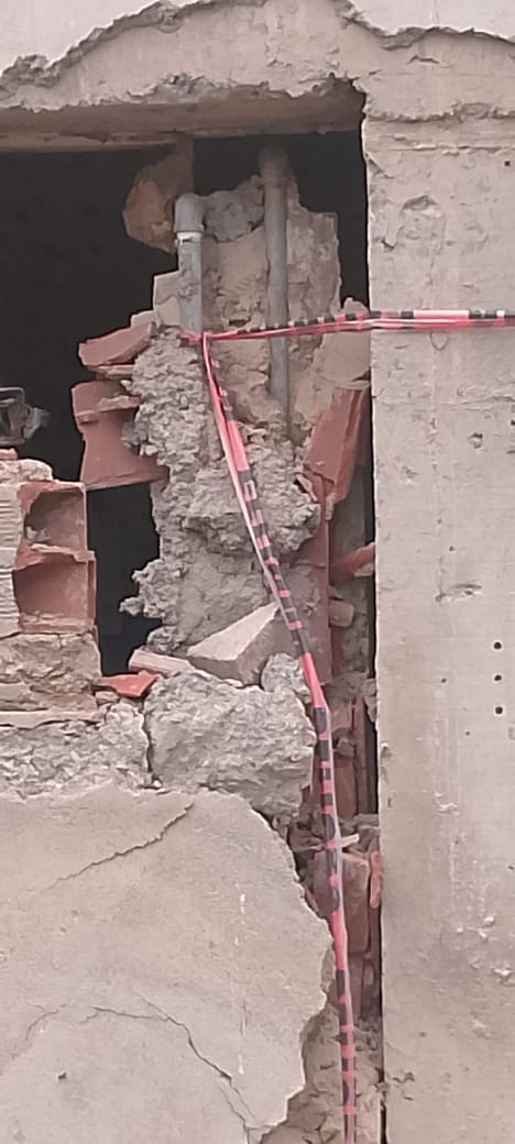 Structural damage evidence 2