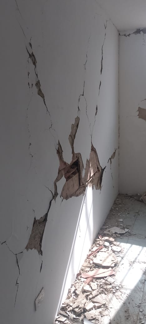Structural damage evidence 5