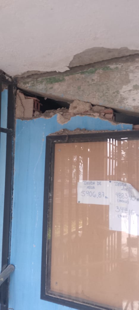 Structural damage evidence 9